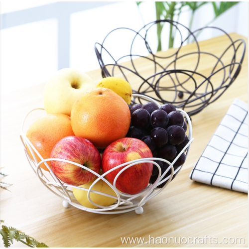 Hollow iron fruit basket